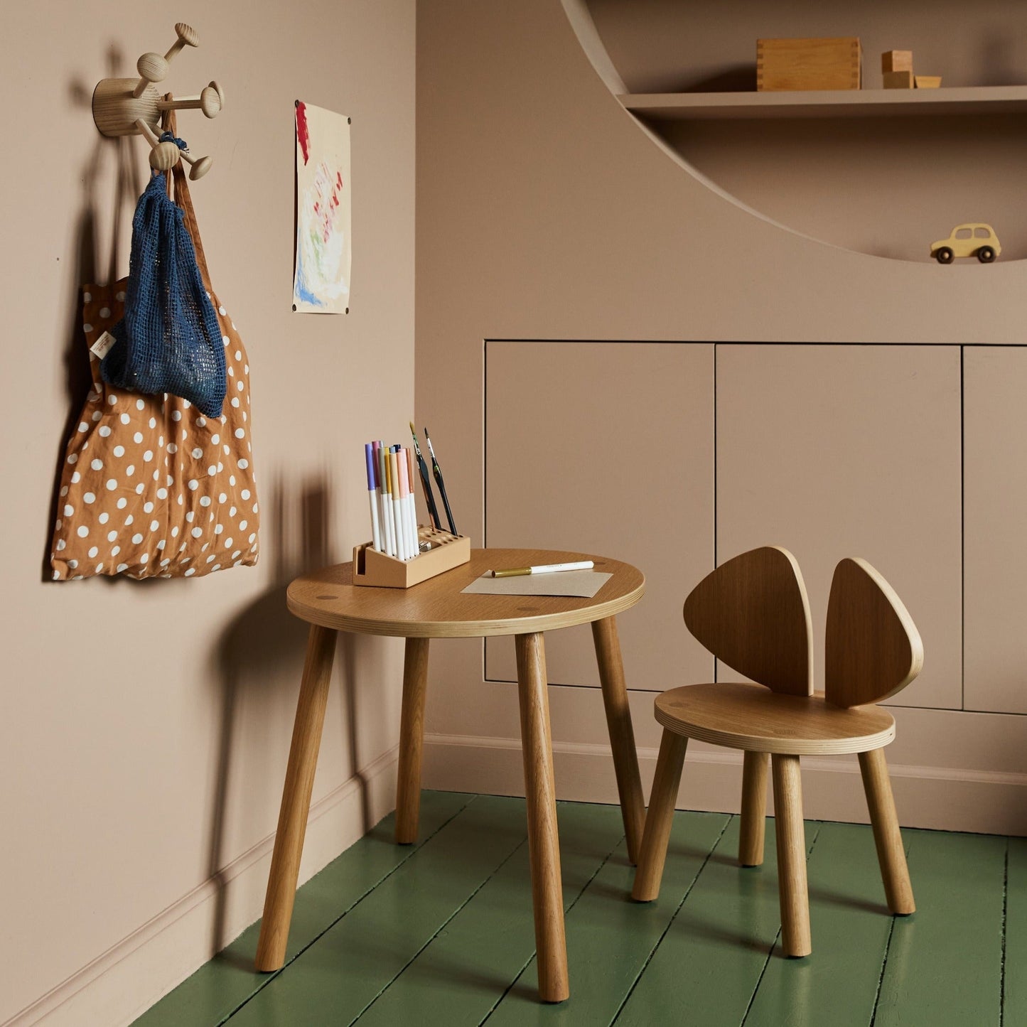 Mouse Chair age 2-5 Wood Nofred 