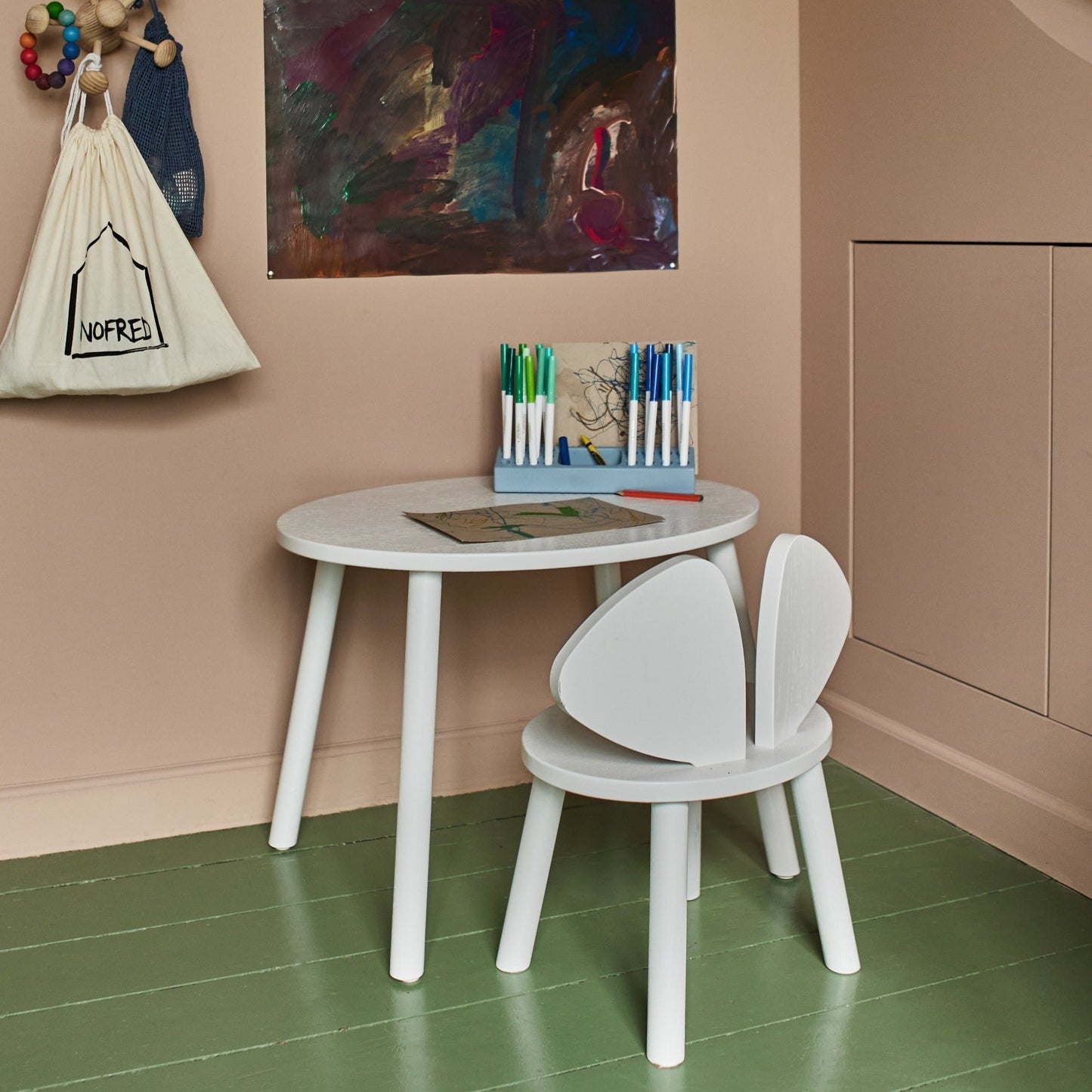 Mouse Table age 2-5 Wood Nofred 