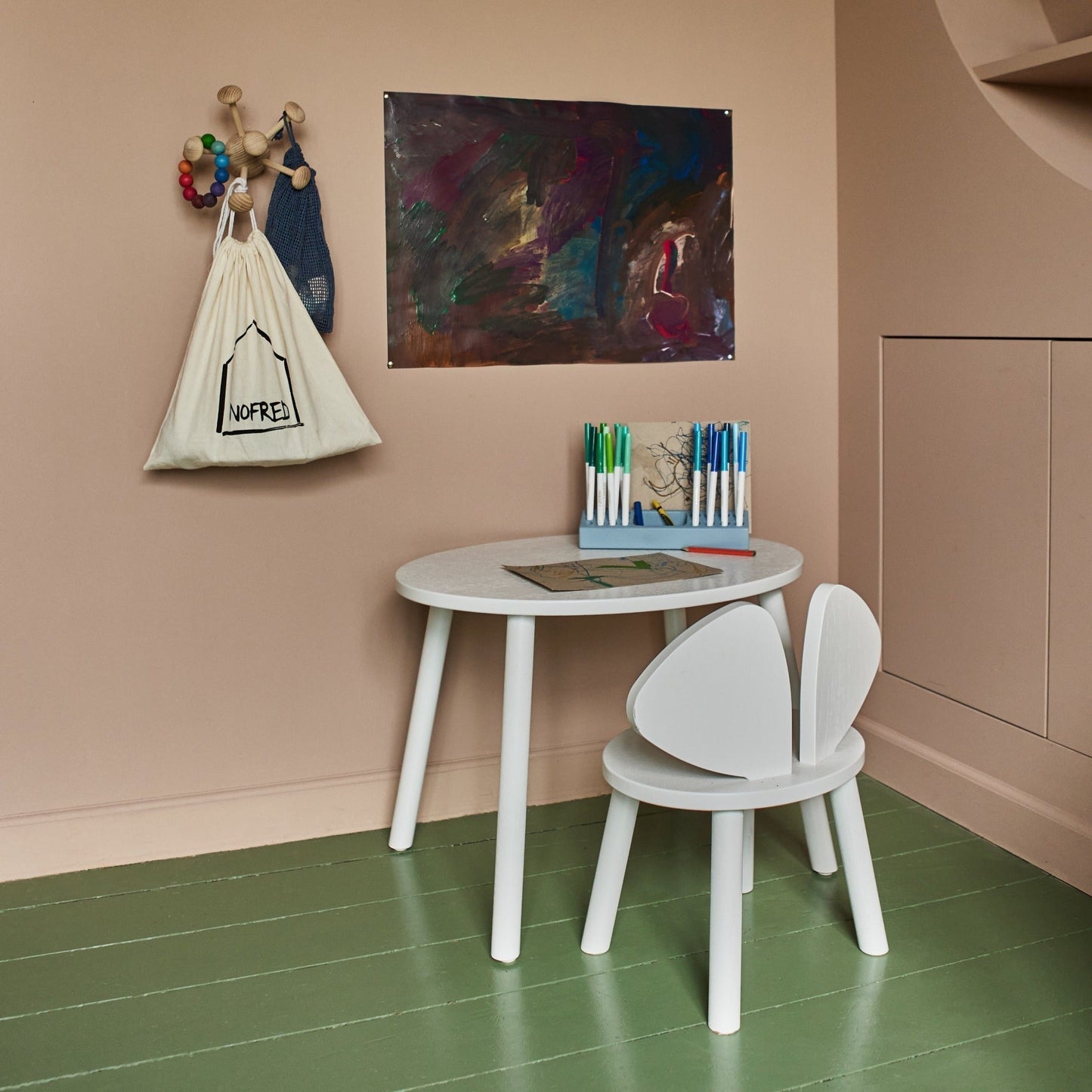 Mouse Chair age 2-5 Wood Nofred 