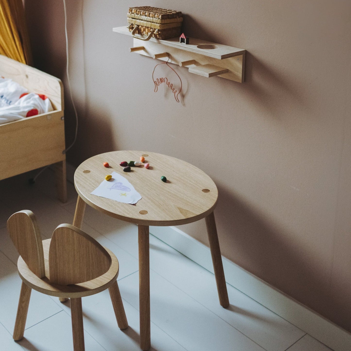 Mouse Table age 2-5 Wood Nofred 