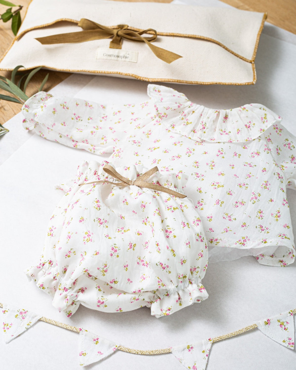 Newborn Baby-Set Cocoon Print Baby Gift Sets Cosmosophie 