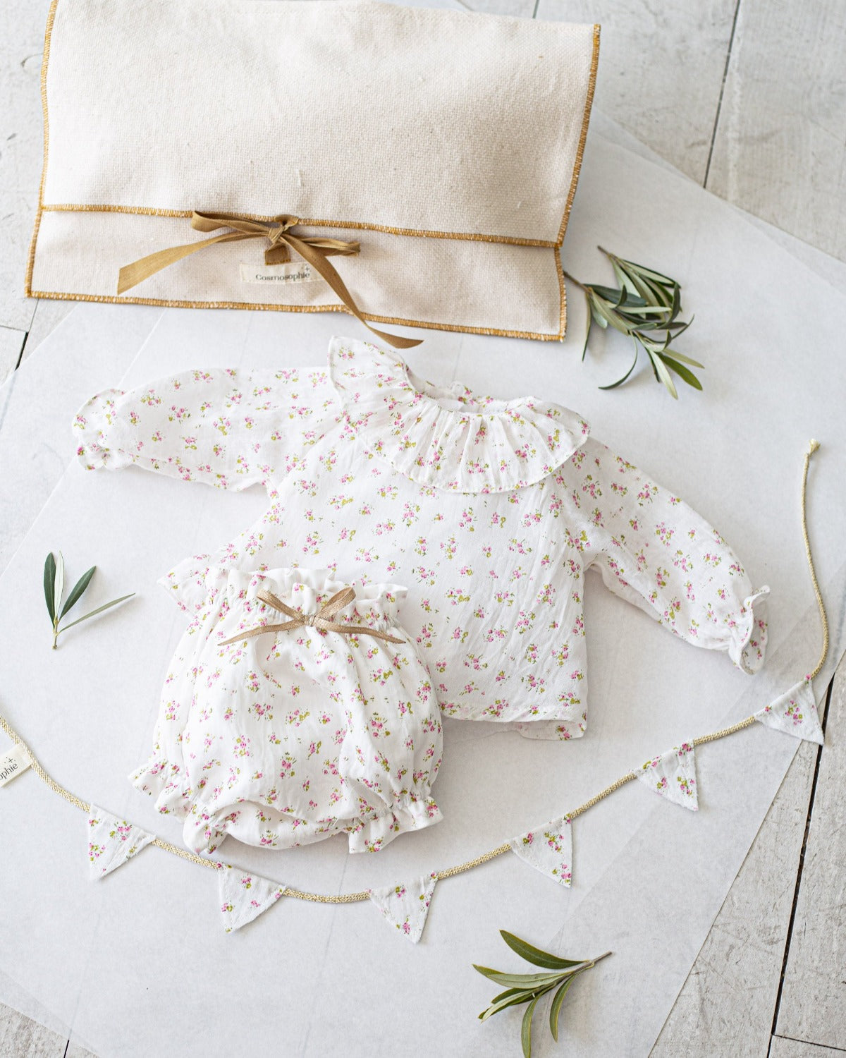 Newborn Baby-Set Cocoon Print Baby Gift Sets Cosmosophie 