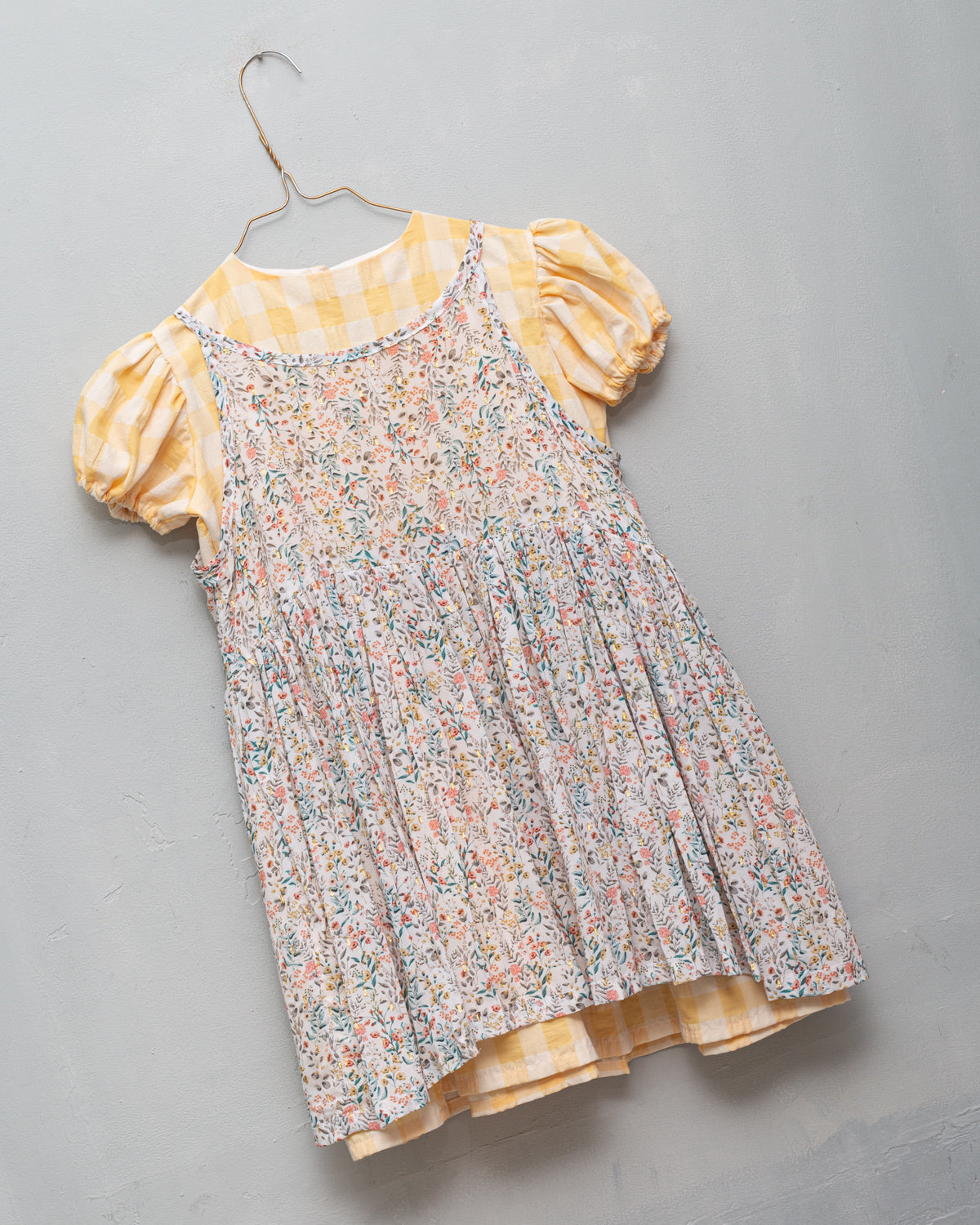 Ofelia Dress Yellow Garden Dresses Cosmosophie 