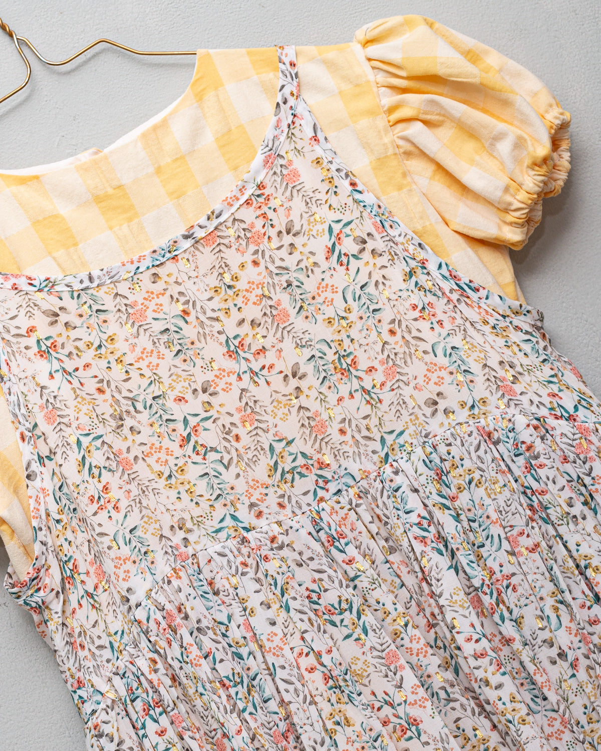 Ofelia Dress Yellow Garden Dresses Cosmosophie 