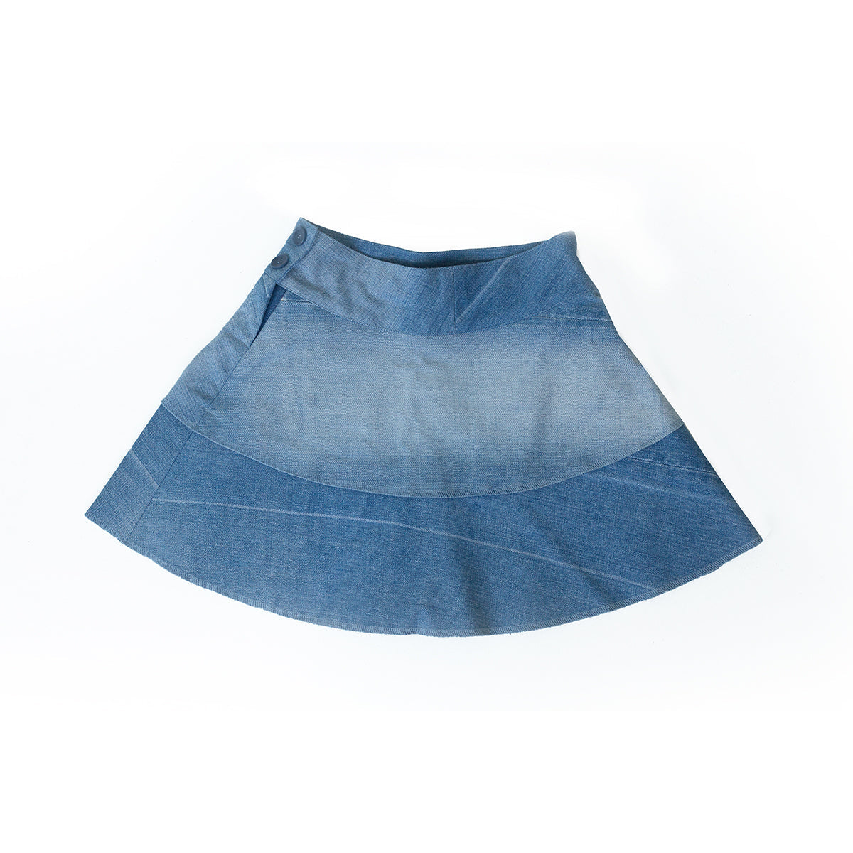 Upcycled Light Denim skirt Skirts Zebra I can see 