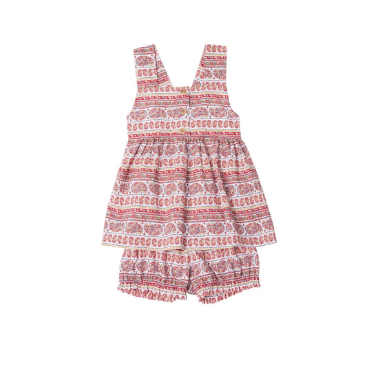 Pyjama Cat Coral Ethnic Nightwear BabyChi 