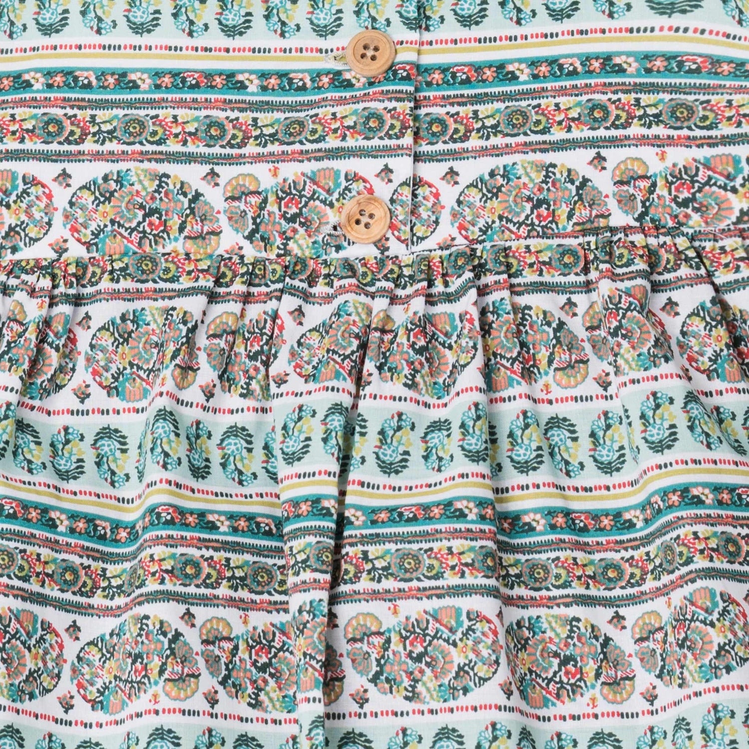 Pyjama Cat Green Ethnic Nightwear BabyChi 