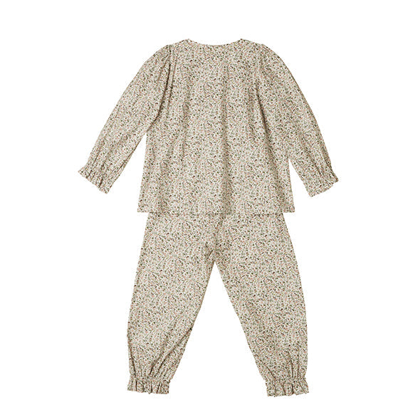 Pyjama Vice Flowers Green Nightwear BabyChi 
