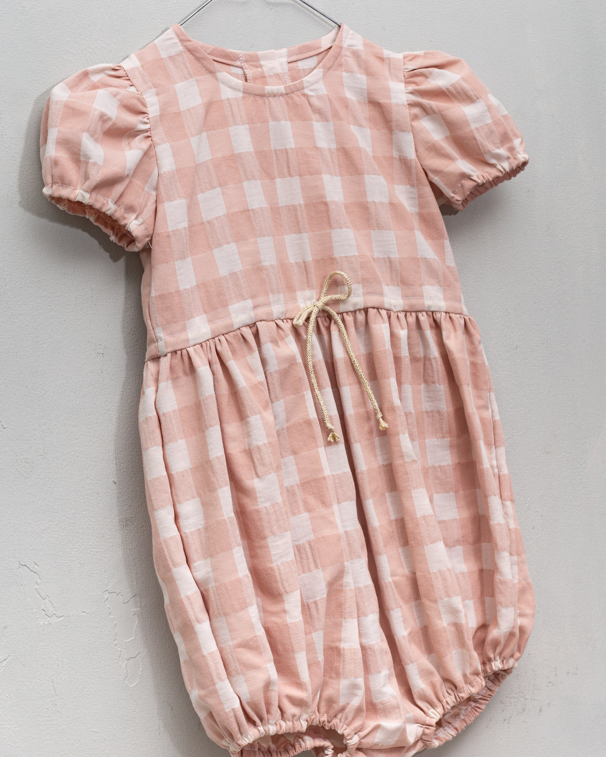 Pipa Playsuit Vichy Pink Jumpsuits Cosmosophie 