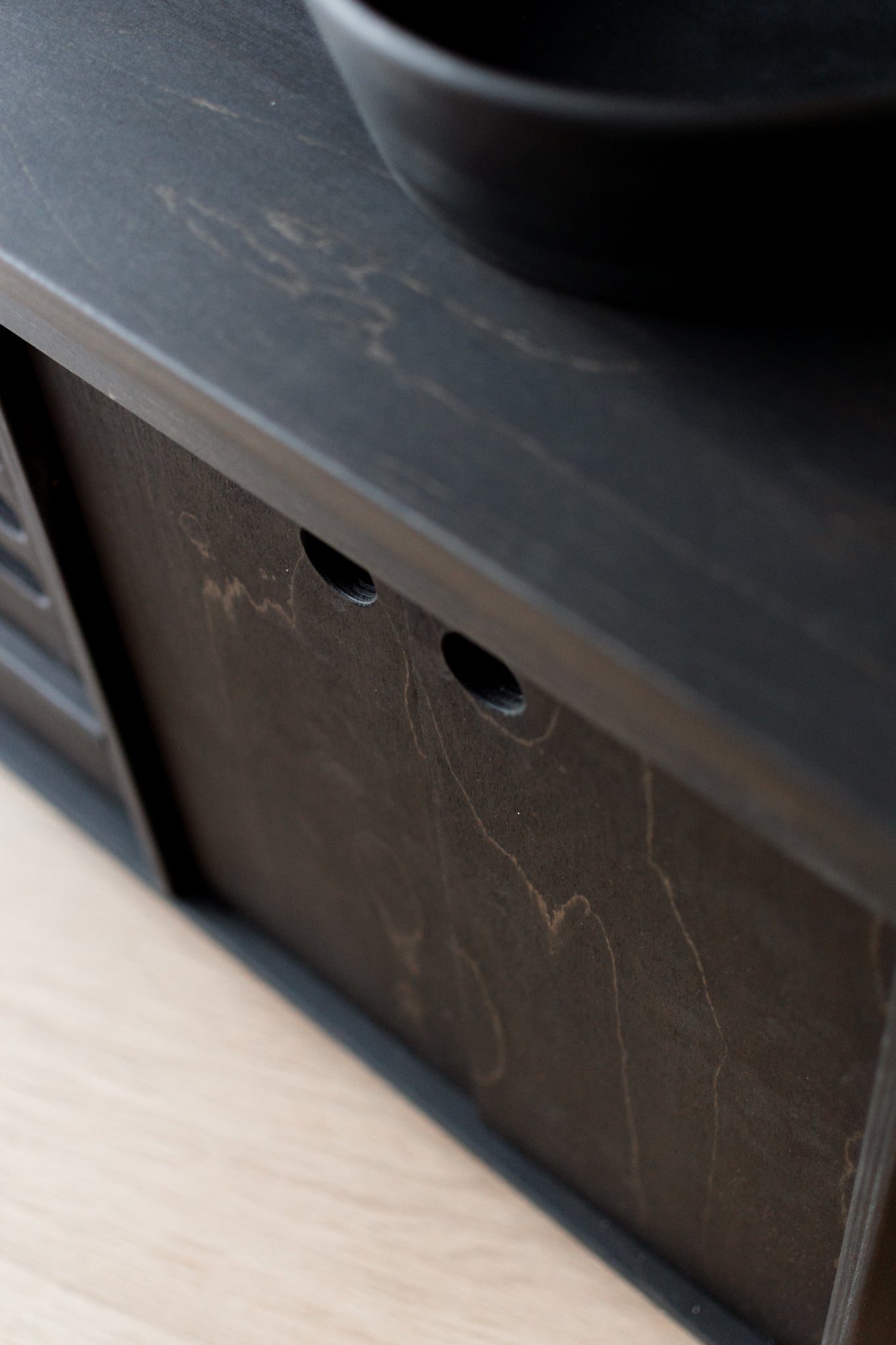 Raven Black Wooden Play Kitchen Kids Room Furniture Midmini 