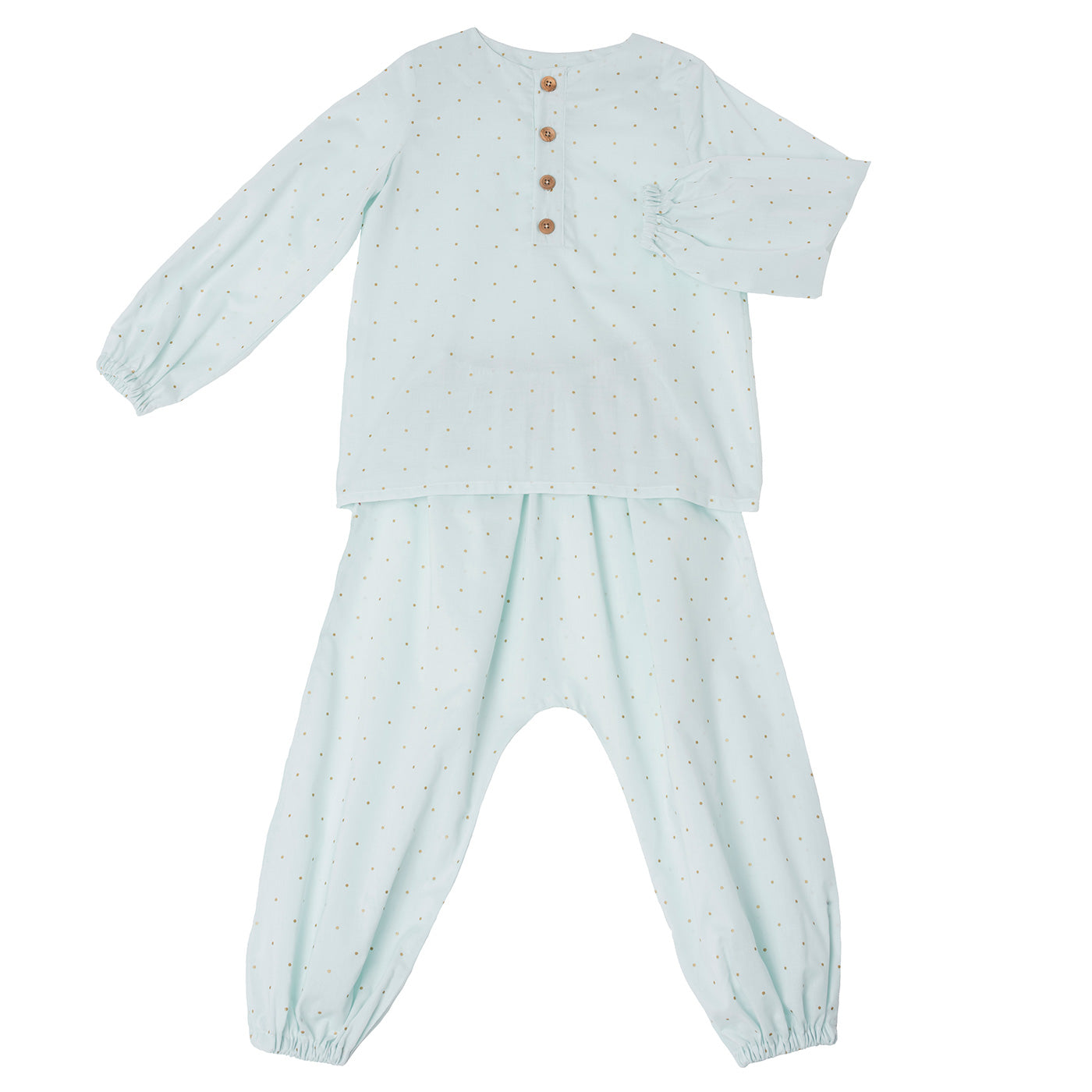 Pyjama CES Water Green polka-dots