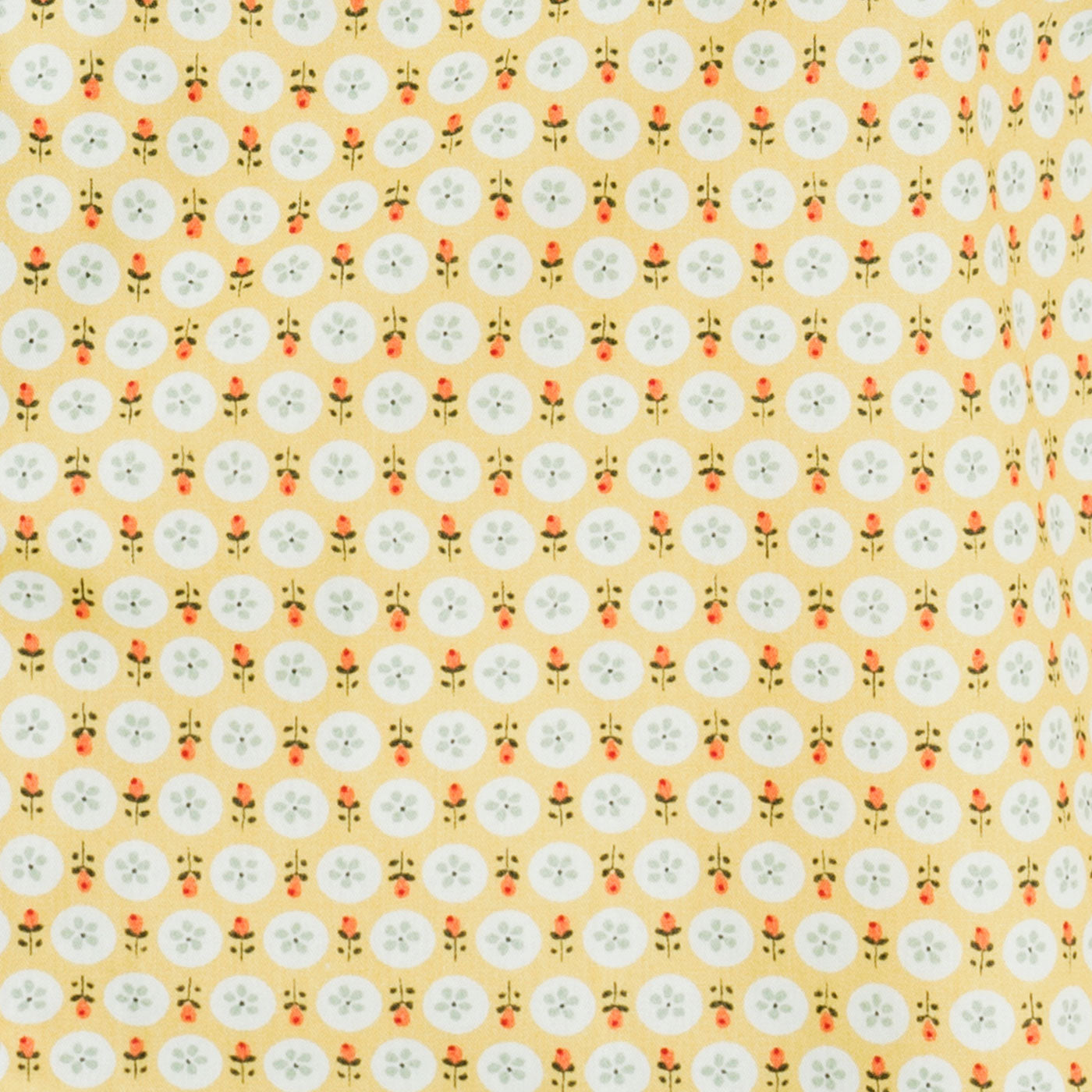 Pyjama Gab Mustard / live Coral Geometric