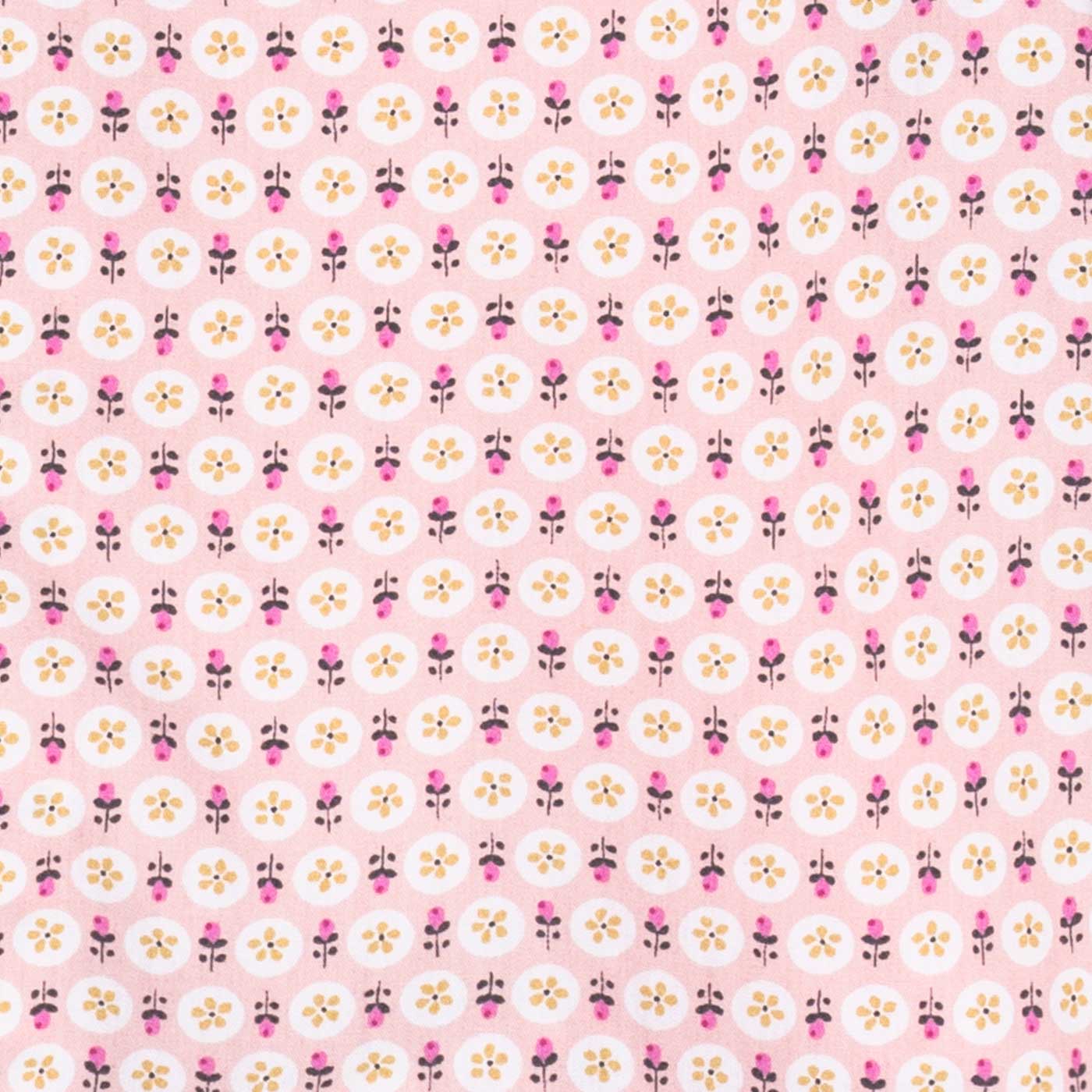 Pyjama Gab Pink / live Mustard Geometric