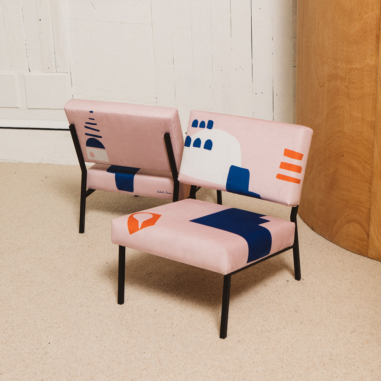 Chair Babylone Pink Kids Chairs Babel Brune 