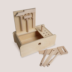 Wolk toy workbench Wooden toy Tré Timber Traditional Toys 