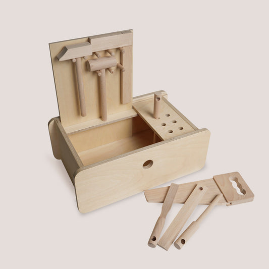 Wolk toy workbench Wooden toy Tré Timber Traditional Toys 