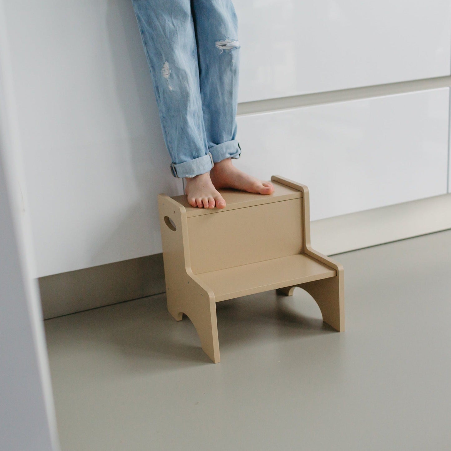 Step Up Beige Wood Nofred 