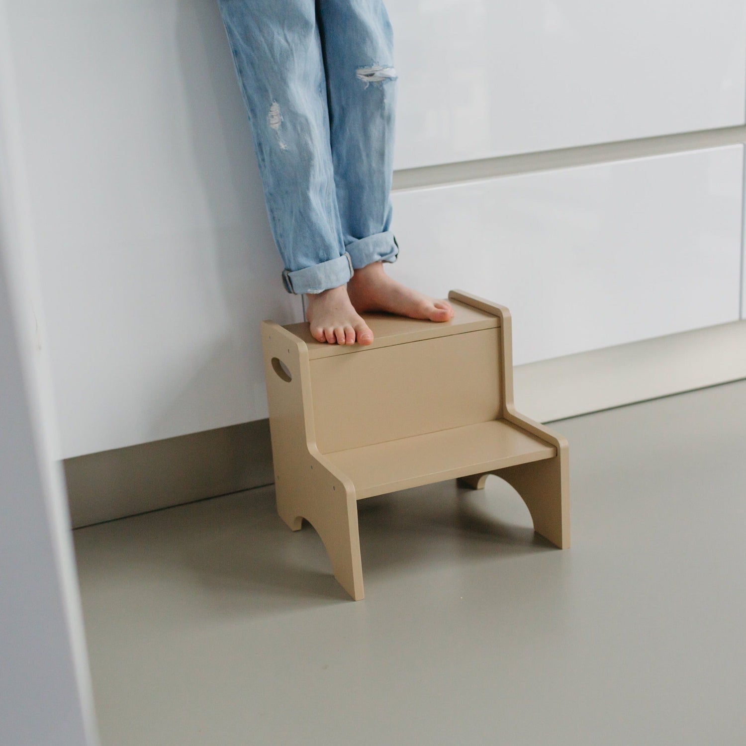 Step Up Beige Wood Nofred 