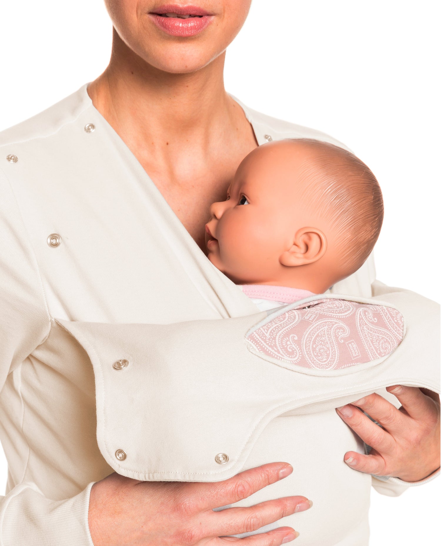 Baby carrier t-shirt | Summer Mama | Ecru Carriers Mama Hangs 