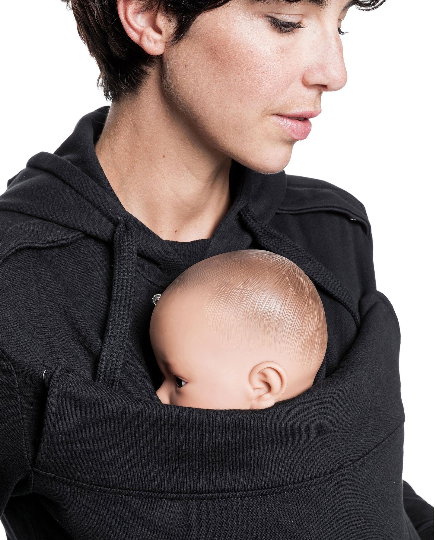 Baby carrier sweatshirt | Mama Plays | Black Carriers Mama Hangs 