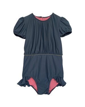 Tee Swimsuit Antracite Swimwear Cosmosophie 
