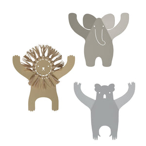Wild animals hangers Wallart Tresxics 