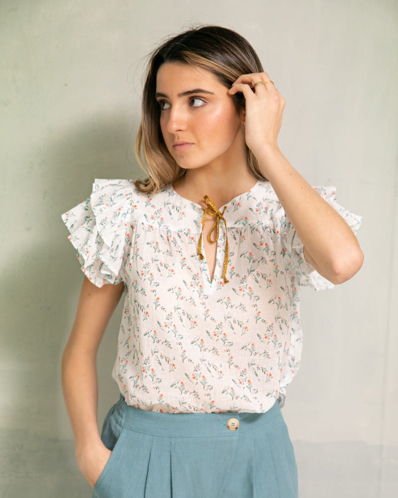 Wolf Womens Shirt Bloom Womenswear Cosmosophie 