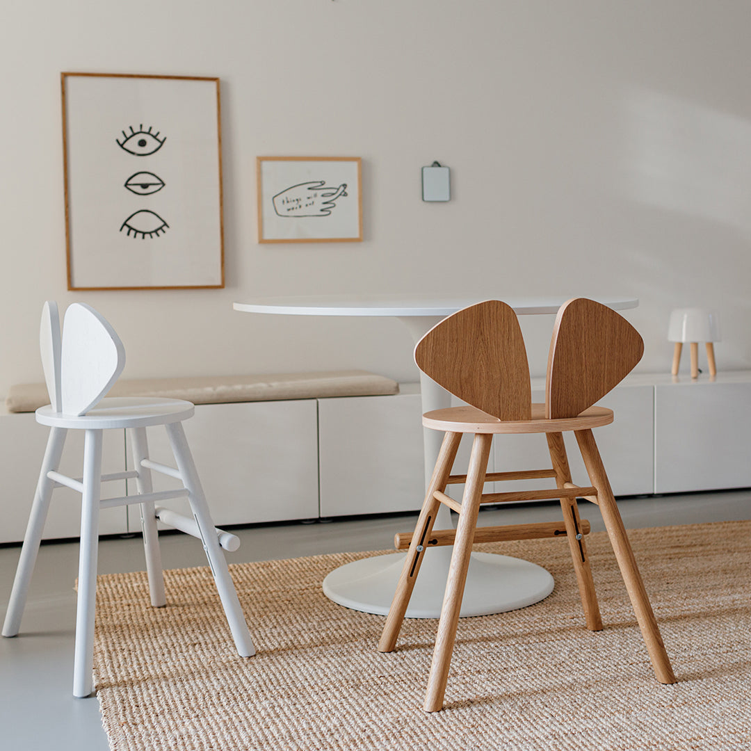 Mouse Chair Junior age 3-9 Wood Nofred 